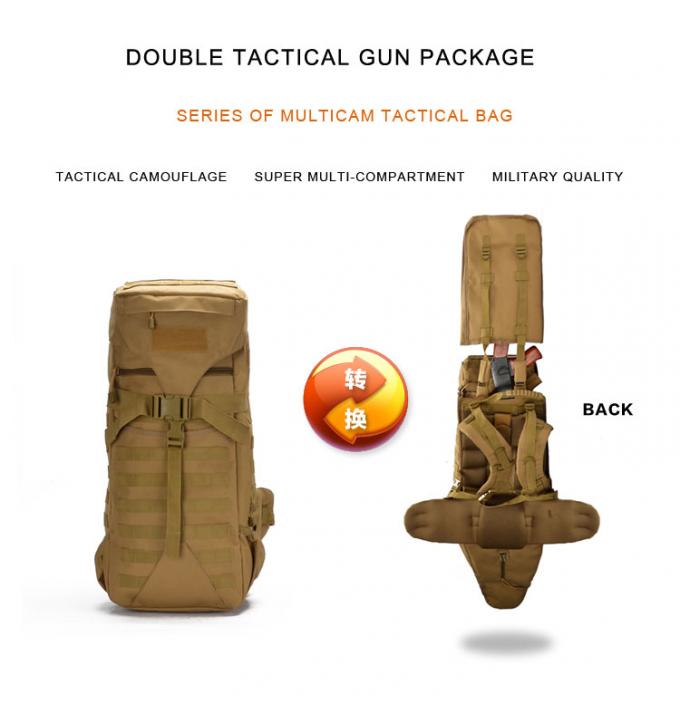 Caisse d'arme à feu tactique de double paquet tactique d'arme à feu chassant le sac extérieur d'arme à feu