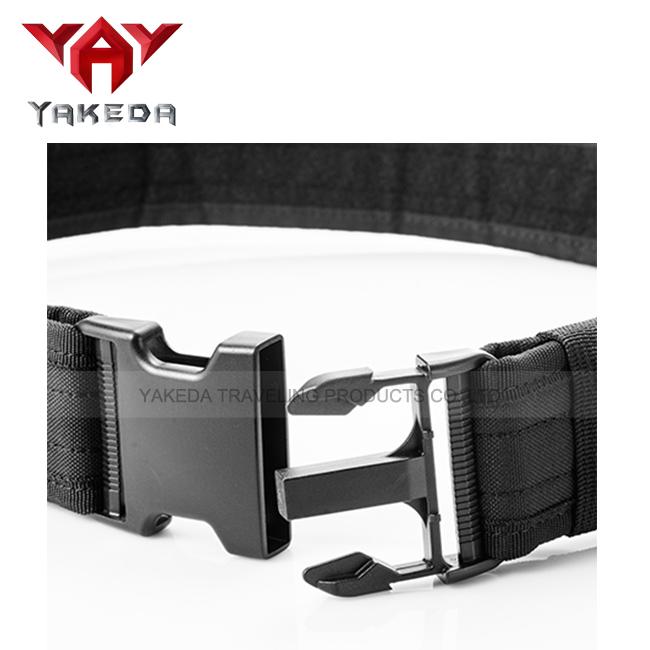 Ceinture Homme Nylon Boucle Métallique Forte Haute Qualité Dégagement Rapide Ajustable - Noir