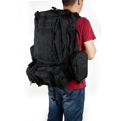 Le sac à dos noir d'armée/hausse tactique se balade avec 3 sacs de Molle fournisseur