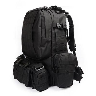 Le sac à dos noir d'armée/hausse tactique se balade avec 3 sacs de Molle fournisseur